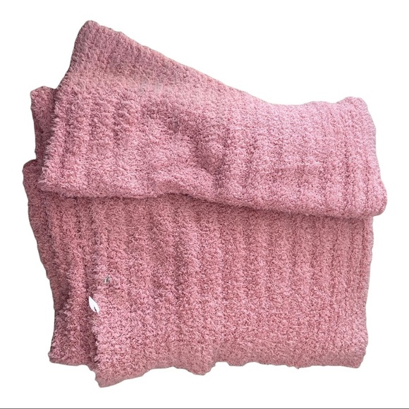 Free people Cloud Blush Pink Ribbed Knit Scarf - Picture 5 of 7